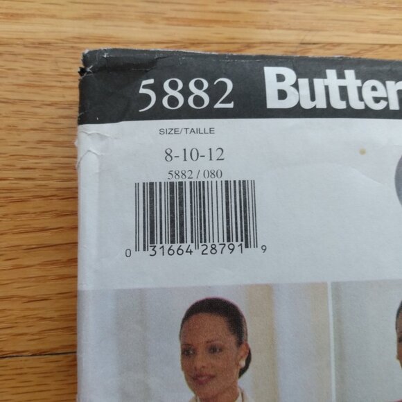 Formal Dress & Jacket Sewing Pattern Size 8-12 Diahann Carrol 5882 UNCUT - Picture 3 of 11